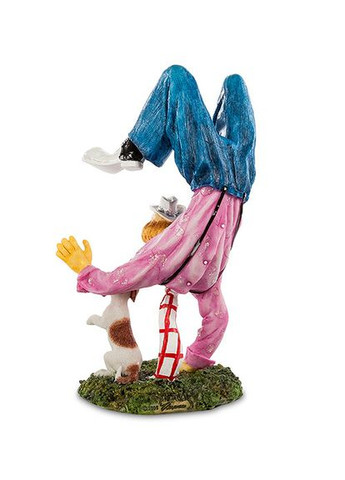 Статуэтка настольная Клоун со собачкой 14 см 1903796 из полистоуна Veronese (302238932)