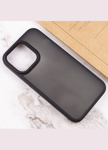 TPU+PC чохол Metal Buttons для Apple (6.7") Чорний | Black Epik iPhone 15 Pro Max (301083549)