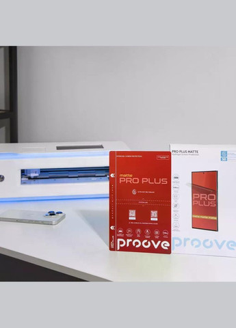 Ударопрочная 3D-плёнка Hydrogel PRO PLUS Matt для iPhone 16 PLUS, матовая, полная защита дисплея Proove (337348063)