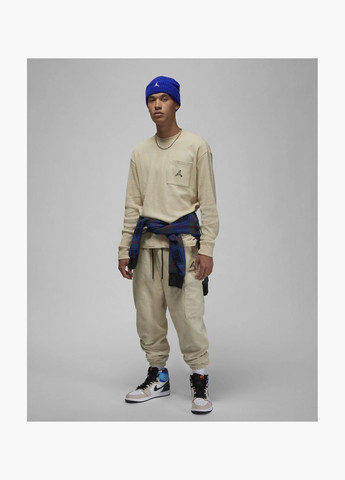 Лонгслив мужской Essentials Beige DV1585-206 Air Jordan (332609985)