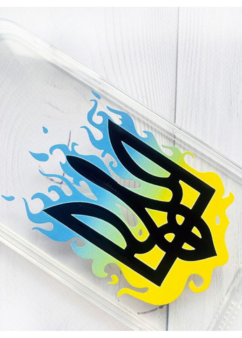 Чехол с утолщенными углами для Xiaomi Redmi 7A:: Тризуб Пламя (принт 257) Creative (360704166)