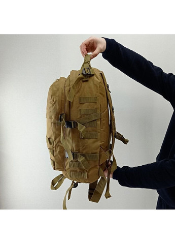 Тактичний рюкзак Raid 40 літрів туристичний армійський рюкзак похідний із системою M.O.L.L.E Coyote L&L (363132490)