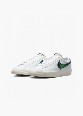 Білі кросівки чоловічі blazer low 77 prm white dv0801-100 Nike
