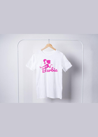 Біла всесезон футболка жіноча із принтом "barbie" з коротким рукавом Vakko