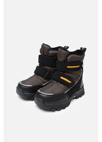 Зимние термосапоги для мальчика цвет хаки цб-00285216 Kimboo