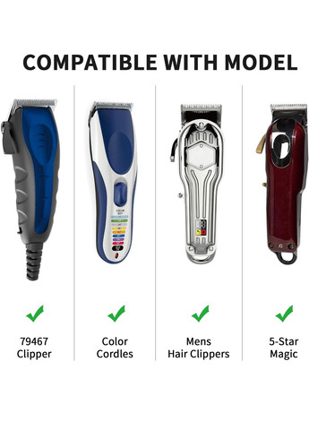 Насадки на машинку для стрижки Wahl/Surker 6 шт чорний Yinke Amazon (361319513)