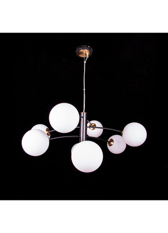 Підвісна люстра в стилі лофт на 8 лампочок 2777/8/CB/copper/white ball No Brand (352230362)