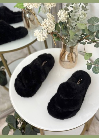 Черные тапочки No Brand