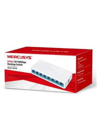 Коммутатор MS108 8-портовый 10/100 Мбит/с неуправляемый Mercusys (402629537)