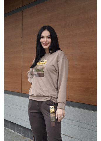 Трикотажный костюм с принтом Fashion (360769377)