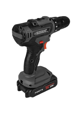 Дрель-шуруповерт CD-21BC 21В 2А (142793) Forte (362487642)