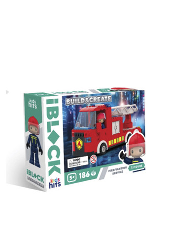 Конструктор Kids hits JUNIOR Пожарная машина цвет разноцветный CB-00264667 Iblock (314890002)