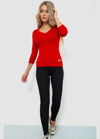 Червона футболка жіноча з подовженим рукавом 186r312 Ager 186R500