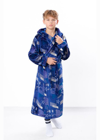 Халат махровий для хлопчика з капюшоном та принтом (p-11833) Носи своє (363043989)
