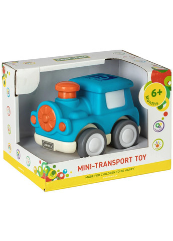 Игрушка Мини-транспорт Паровозик, синий (8604_синий паровозик) Baby Team 8604_синій паровозик (362617229)