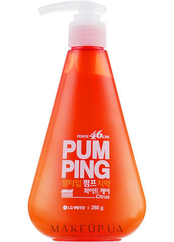 Гигиеническая зубная паста "Цитрус" Pum Ping 285ml (339109-138730) LG Household & Health Care (368739758)