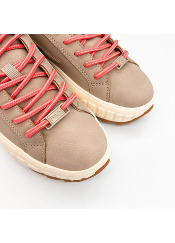 Бежевые кеды (р) экокожа 0-1-1-ffw-0582-fila No Brand