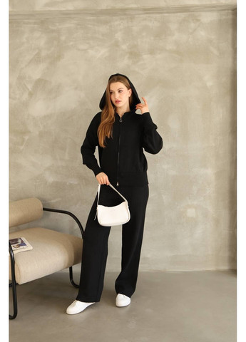 Женский костюм 2-ка с капюшоном, вязаный — ЗАМЕРЫ В ОПИСАНИИ DK/DL Мода без кордонів (369713546)