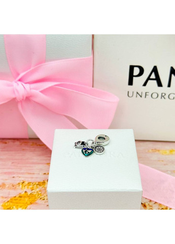 Шарм Пандора "Фотоаппарат, сердце и компас" 792703C01 Kabluchka (355346134)