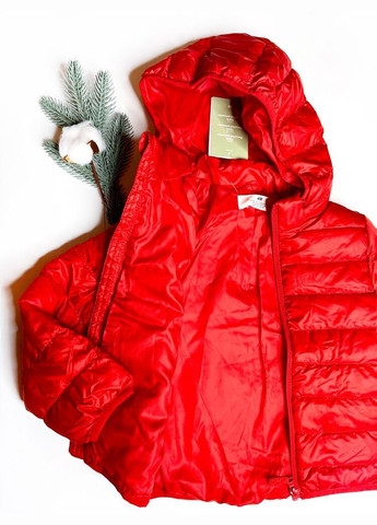 Красная демисезонная куртка 104 см красный артикул л257 H&M