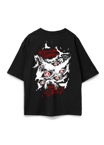 Футболка оверсайз унісекс Itachi v.5 Black Taboo clothing company (393334903)