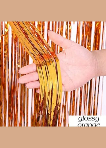 для фотозони прикраса 245 см на 92 см рудий Jannet Дощик (316580288)