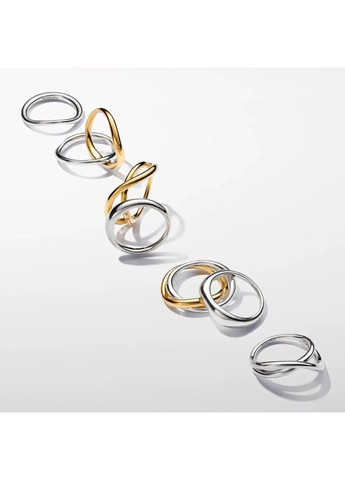 Срібна каблучка Пандора "Природне поєднання" роз'ємна 193264C00 Kabluchka (355347079)