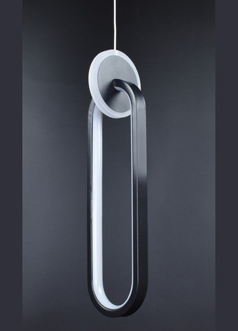 Люстра світлодіодна підвісна LED світильник для квартири на стелю лед 26991 Чорний 40-150х10х10 см. Sunnysky (364752481)