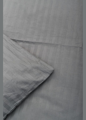 Комплект постельного белья Satin Stripe King Size 220x240 наволочки 4х70х70 (MS-820003644) Moon&Star stripe gray (288044096)