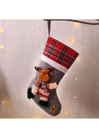 Сапоток новогодний большой 38см "Персонаж на коньках" No Brand (368703348)