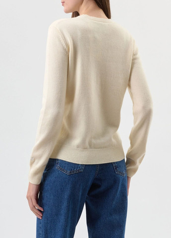 Молочный зимний свитер MC2 Saint Barth