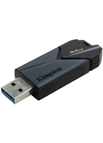 Флешка 64 ГБ USB 3.2 Gen 1, чорна, usb флеш накопичувач Kingston DataTraveler Exodia (358202016)