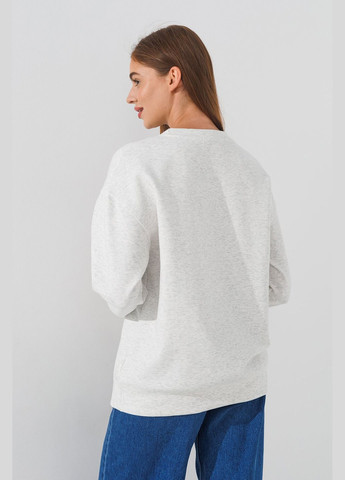 Светло-серый свитшот с принтом женский 24-06bp светло-серый (2000990545787d) shop (2000990545787) On me (316025559)
