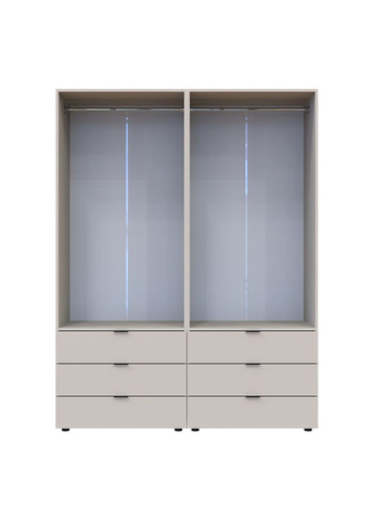 Комплект шаф для одягу Гелар (2 шт.) 155х49,5х203,4 см (DRS-011238) Doros (361998949)