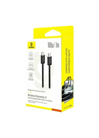Кабель Dynamic 4 Fast Charging Data Cable Type-C to Type-C 100W 1m Black Baseus (341316819)