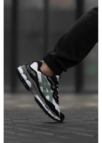 КРОССОВКИ ЖЕНСКИЕ ASICS GEL NYC GREEN АСИКС ГЕЛЬ НЮК No Brand серые демисезоны (367171851)