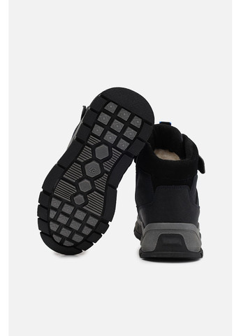 Темно-синие зимние ботинки для мальчика цвет темно-синий cb-00282632 Kimboo