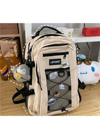 Свет рюкзак Lipano для студентов,школьников,подростков,колледжа,со значками и мягкой игрушкой(утка) No Brand (366547119)