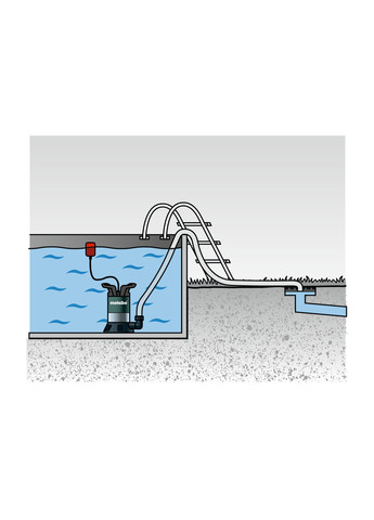 Занурювальний насос для чистої води та відкачування з дна TP 7500 SI, 300 Вт, 7500 л/год (Картон) 0250750013 (8148) Metabo (263433714)