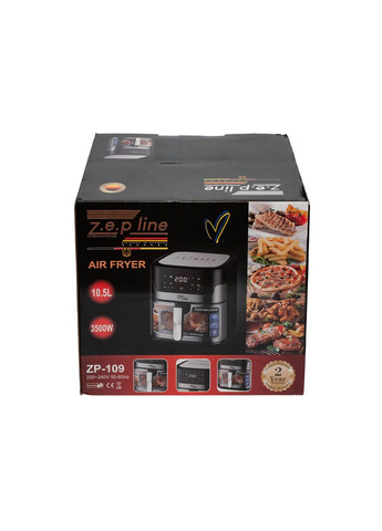 Аэрогриль-фритюрница ZP-109 с антипригарным покрытием Zepline (317326053)