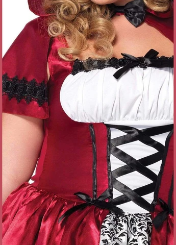 Костюм красной шапочки Gothic Red Riding Hood 3X-4X Leg Avenue (297394244)