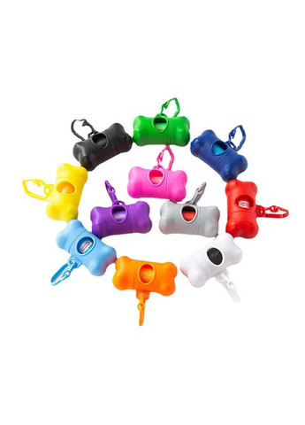 Контейнер (диспансер) для гігієнічних пакетів для собак різнокольорові No Brand - (323232957)