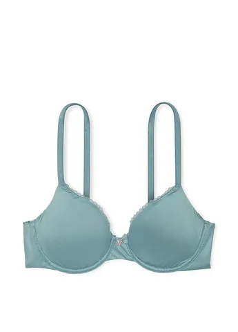 Блакитний бюстгальтер Victoria's Secret з кісточками поліамід
