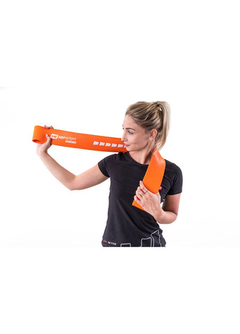 Резинка для фітнесу 37-109кг HS-L083RR помаранчева Hop-Sport (301865868)