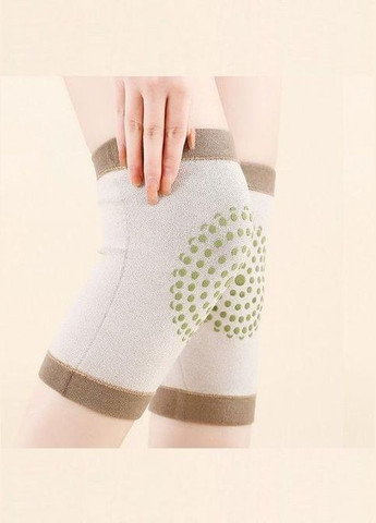 Бандаж на колінний суглоб із полину. XL/40-50см. 2шт. Еластичний. Білий. Зігрівально-лікувальний. Бандаж коліна Bd pol_01 (307288151)