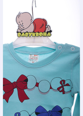 Водолазка для девочки Бантик хлопок Murat Baby бирюзовый 74 см (41859) BABYKROHA (315721066)