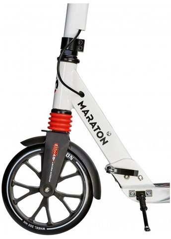 Самокат Decider двоколісний складний алюмінієвий білий (SMR0047WT) Maraton (364113934)