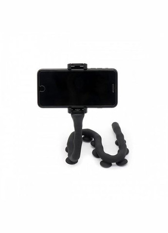 Гибкий держатель для телефона с присосками универсальный Cute Worm Lazy Holder. LC-210 Цвет: черный No Brand (352769477)