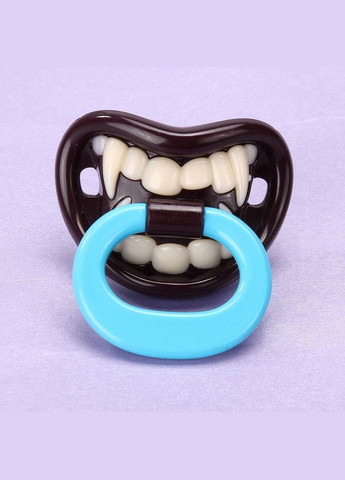 Ортодонтична силіконова пустушка соска Вампірчик No Brand (334712639)