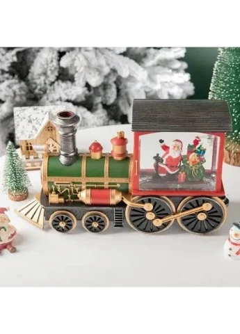 Новорічний нічник з музикою та блискітками XMAS 2110 17 х 32 х 9.5 см USB-кабель або 3 батареї AA Canon (394129040)